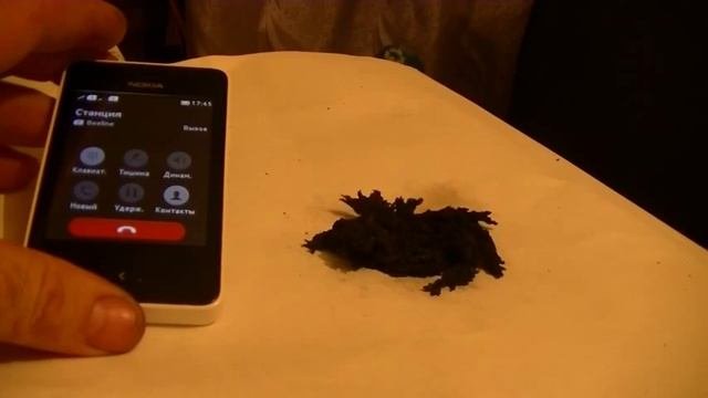 Как действует мобильный телефон на магнитную руду нервным не смотреть