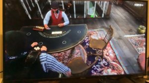 Red Dead redemption 2 Playing blackjack￼