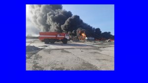 Красноармейск Саратовской области идет ликвидация последствий пожара.2023 04 11
