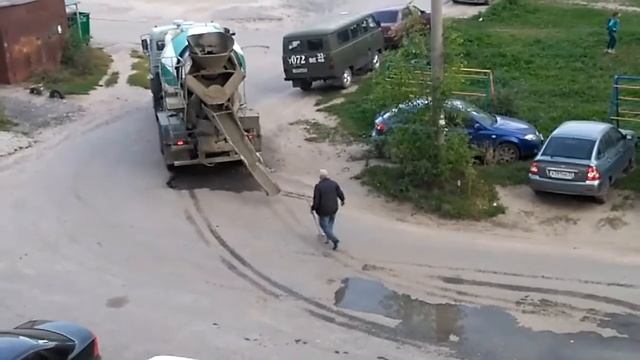 Город Муром, ул. Трудовая. Ремонт дорог - новые технологии. смотреть онлайн