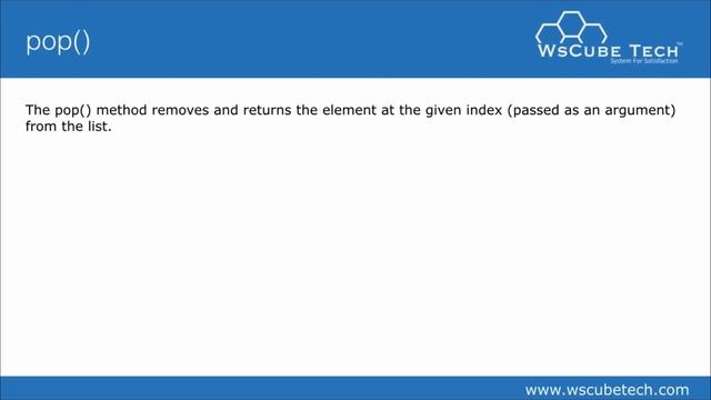 #15 List Methods ( Remove, Pop, Clear) in Python -  Python Tutorials for Beginners