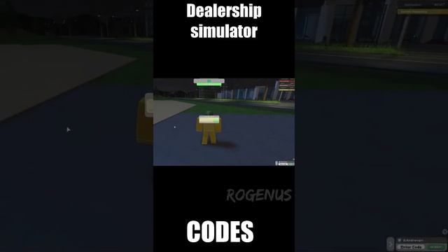 [NEW!]Dealership simulator Codes | Roblox #Shorts