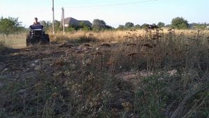 Бортоповоротный погрузчик своими руками. Планировка дороги. Часть 2.