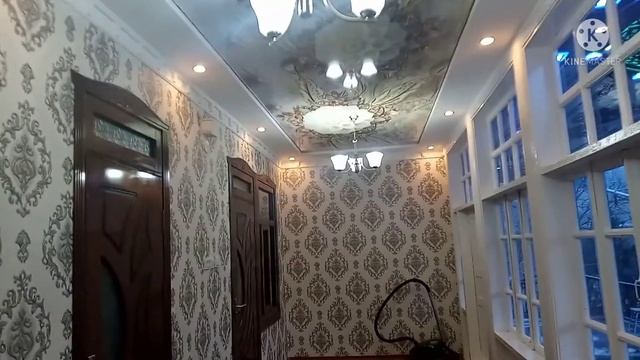 НАТЯЖНОЙ ПОТОЛОК  МДФ ПАТАЛОК ТИРАВЕРТИ АБОЙ ПОЛНЫЙ РЕМОНТ