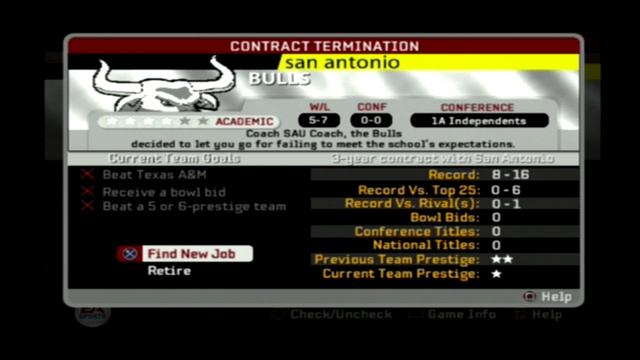 NCAA FOOTBALL 06 (PS2) DYNASTY смотреть онлайн