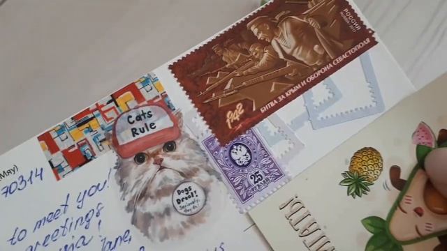 ПОСТКРОССИНГ//Postcrossing//Моё возвращение на оффсайт//Оформление исходящих открыток :) смотреть онлайн