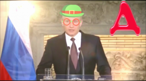 Учим алфавит с Путиным вместе буква (Д)