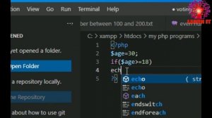 Program for voting in php//php for begginers//learn IT 9M