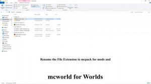 How to convert a .zip to a Mcworld or Mcpack! (PC)