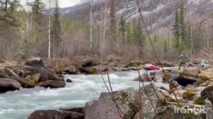 водометная лодка, горная река, пороги