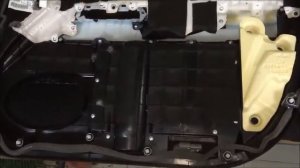 Lexus RX350 шумоизоляция дверей и корпуса штатного сабвуфера