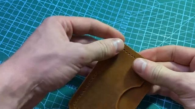 Картхолдер из дешевой кожи.  Результат, превзошел ожидания!