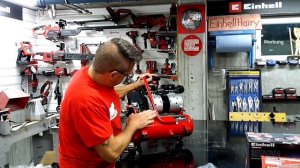 Der ist doch der Hammer ! Einhell Flüster Kompressor TE-AC 6 Silent unboxing 1. Test  #einhellharry