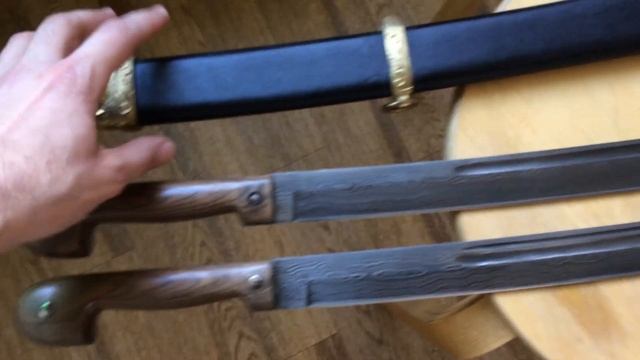 Кованые шашки под заказ (не стандарт).
