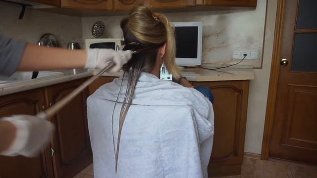 КАК ЗАТОНИРОВАТЬ ОМБРЕ В ДОМАШНИХ УСЛОВИЯХ. ПЕПЕЛЬНАЯ ТОНИРОВКА ДОМА.
