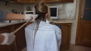 КАК ЗАТОНИРОВАТЬ ОМБРЕ В ДОМАШНИХ УСЛОВИЯХ. ПЕПЕЛЬНАЯ ТОНИРОВКА ДОМА.