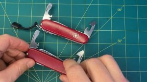 Швейцарский нож Victorinox Climber . Сравнение современной модели и ножа тридцатилетней давности.