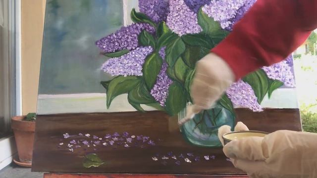 как нанести лак на картину кистью!Личный опыт! смотреть онлайн