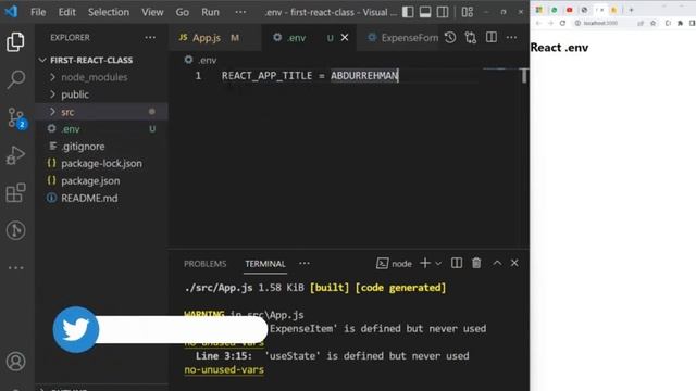 What is .evn file or setup project environment using react.js | Through Code at @techroof смотреть онлайн