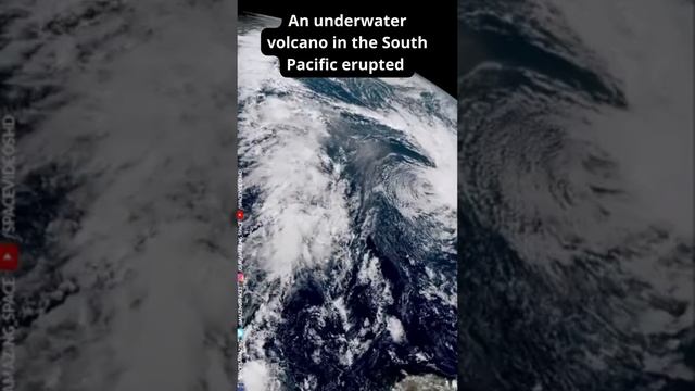 Tonga Volcanic eruption and Tsunami #shorts I Jaw dropping volcano