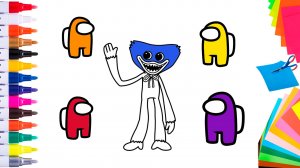 к Хаги Ваги пришли Амонг Ас на День Рождения, поделка своими руками