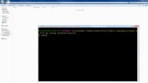 Force Create a File by Using Terminal
