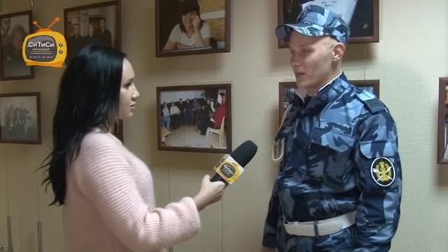 Присяга молодых сотрудников УФСИН