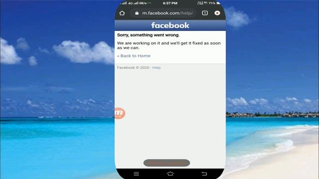 How to fix Sorry something went wrong _facebook error solved смотреть онлайн