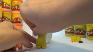 Как слепить Пикачу Покемон Го  из пластилина Плей До. How to make a Pikachu Pokemon  Go of Play-Doh