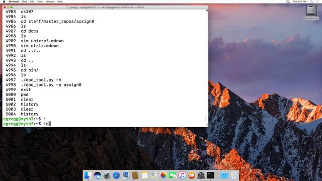 The linux history command смотреть онлайн