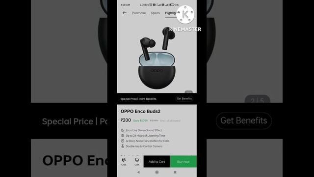 Oppo Enco Buds 2 Just in 200 on oppo original website Go and Grab The Deal смотреть онлайн