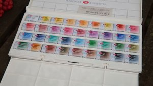 Акварель Невская Палитра "Белые Ночи" и Кисти Белка от "Живописные Кисти"