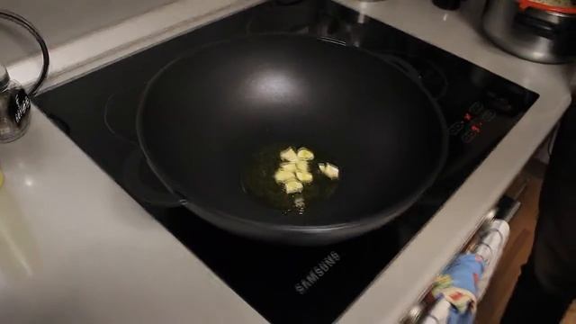 Удон с креветками