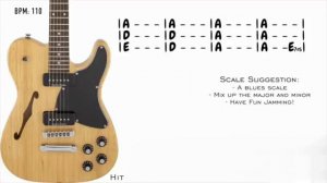 A Blues Backing Track _ Guitar Backing Track In A Major