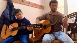 Гитара дуэт Вечер в парке. Олег Копенков