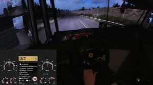 ETS2 Карьера на трех мониторах / Triplescreen