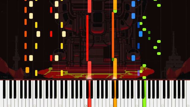 Undertale OST: Core ▶ Synthesia / Piano смотреть онлайн