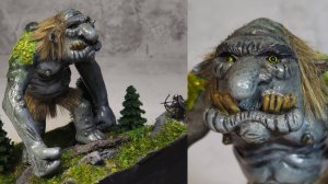 ГИГАНТСКИЙ ТРОЛЛЬ против Викинга, Диорама