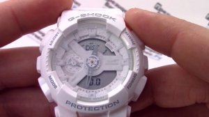 Часы Casio G-SHOCK GMA-S110CM-7A1 - Инструкция, как настроить от PresidentWatches.Ru