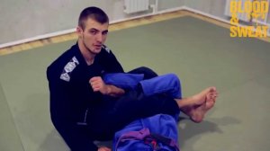 Разрыв захвата при выходе на рычаг локтя