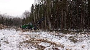 хорвестр John Deer  1270e в работе