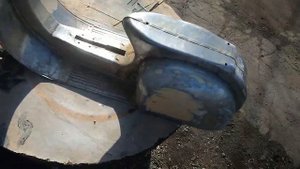 ПОКРАСКА СОВЕТСКОГО МИНИ МОТОРОЛЛЕРА " КРОШКА "