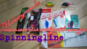 Unboxing посылки от spinningline! Приманки на голавля!