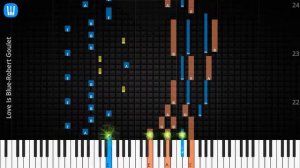 🎹Solo & Chord, Love Is Blue, Robert Goulet, Synthesia Piano