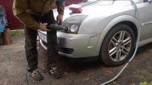 Opel Vectra C GTS 2.2 DTI полировка фар + бронирование своими руками