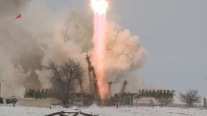 Пуск РН Союз-2.1а с ТГК Прогресс МС-08 (сборник HD)