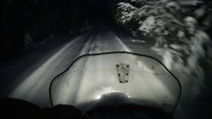 Обкатываем снегоход, накатываем лыжню