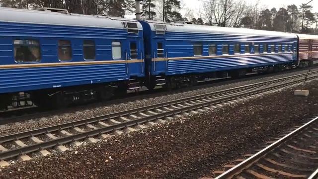 Паровоз П36-0120 с Золотым Орлом 24 марта 2017 смотреть онлайн