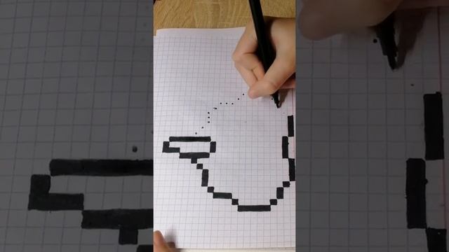 Как нарисовать по клеточкам облака Единорог легко смотреть онлайн