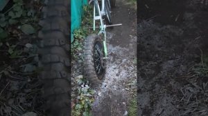 делаю велосипед с мотором от мотоблока на зиму